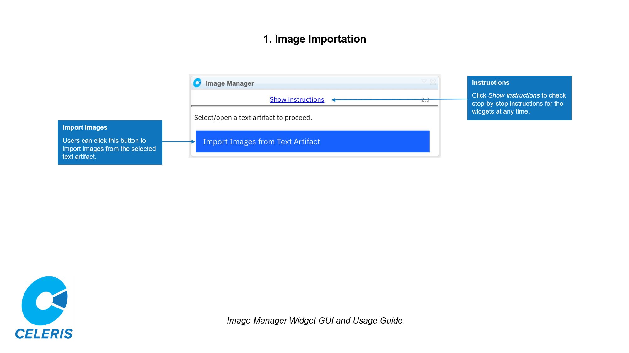Image Manager Widget, Image Optimization, GUI and Usage Guide